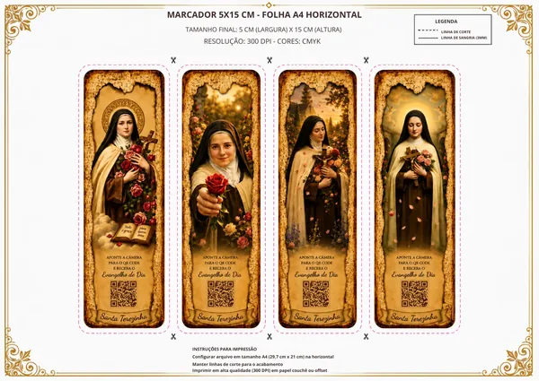 Folha 1 da Cole&ccedil;&atilde;o Santos e Santas