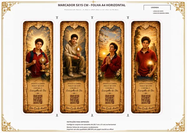 Folha 2 da Cole&ccedil;&atilde;o Santos e Santas