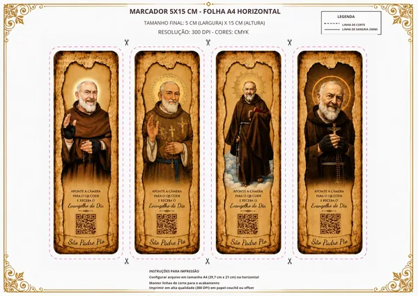 Folha 3 da Cole&ccedil;&atilde;o Santos e Santas