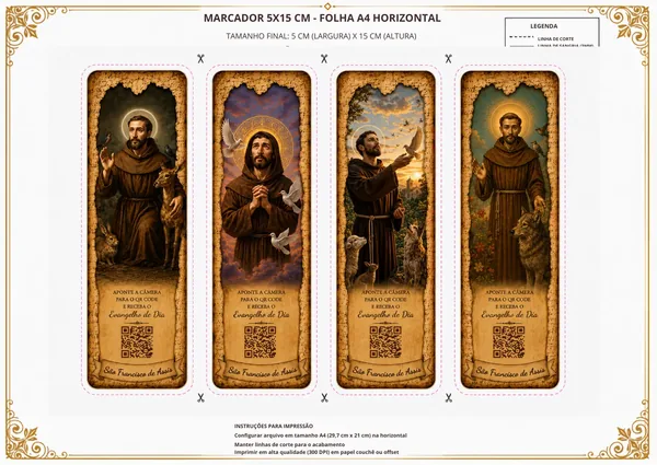 Folha 4 da Cole&ccedil;&atilde;o Santos e Santas
